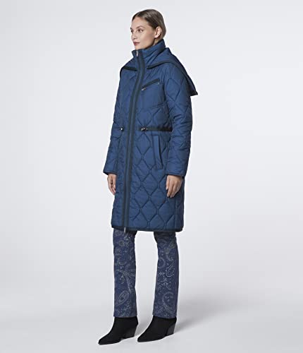 Marc New York By Andrew Marc Women's Signature Anorak Crinkle Nylon Quilted Jacket, Surf, Medium #TOP3