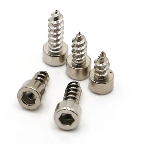 10〜50個 M2 M2.6 M3 M3.5 M4 M5 M6 ニッケルメッキ炭素鋼六角穴付きボルト(25mm,M3 20pcs)