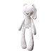 Süße Kaninchen-Puppe auf Lager weiche Plüschspielwaren für Kinder Bunny schlafende Kumpel ausgestopfte & Plushanimalspielzeug für Säuglinge weiß lang 40 cm Laimi