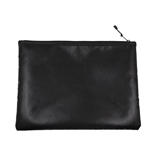 Tiardey Fireproof Document Box Waterproof Document Holder 34x24.5cm Fireproof Safe Storage Pouch with Zipper for A4 Size Document Holder File Cash Tablet Passport and Valuables - Image 2