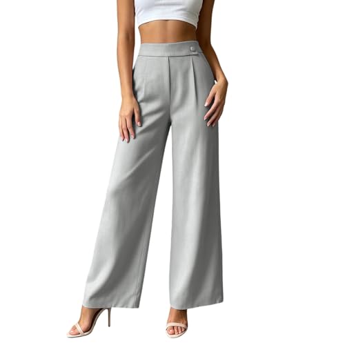 Pantalon de jogging baggy léger et aéré à jambes larges pour look casual d'été féminin