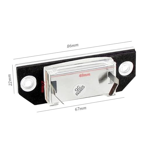 Luces matricula LED blanca 6500K para Ford Focus MK2 y C-MAX 2003-2008 4