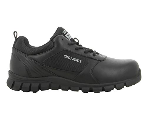 KOMODO Safety Jogger S3 ESD SRC Sicherheitsschuhe, metallfrei, Größe 38, Schwarz
