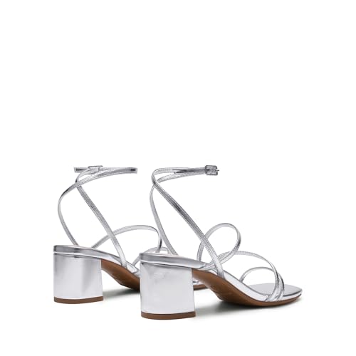 Image of DREAM PAIRS Womens Strappy Block Heel Sandals | Block Heels 2 inch Strappy Square Toe, chic strappy style,Chunky Low Heeled Sandals,for Party Wedding Evening