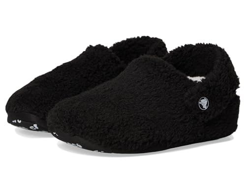 Crocs Pantuflas clásicas unisex para niños (niño pequeño y grande), Negro -, 11 Little Kid
