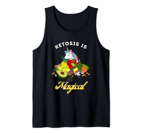 Ketosis Is Magical Keto Diet Unicorn Men Women Kids Tank Top