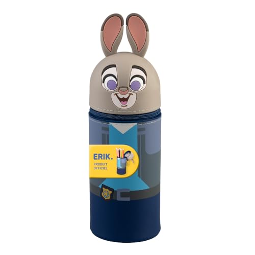 Grupo Erik - Trousse Scolaire Disney, Zootopia Judy Hopps | Trousse Extensible en Silicone pour la rentrée Scolaire, Fournitures de Bureau | Papeterie Disney,...