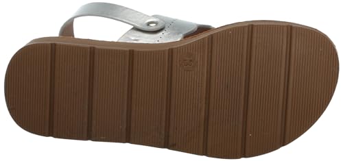 YOKI Girl's Flat Metallic Sandal4