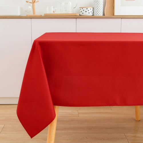 mylacerhome 2 Pack 48X48 Inch Square Table Cloth Red Tablecloth by mylacerhome - Used condition - Image 9
