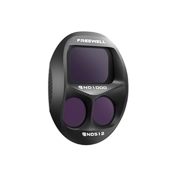Freewell Filtro ND1000 para DJI Mavic 4 Pro – Controle de luz para longa exposição, ideal para condições de brilho e desfoque de movimento