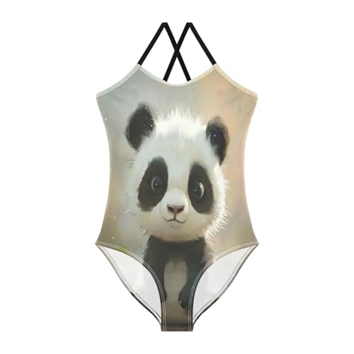 Girls Swimsuit One Piece Bathing Suit with Adjustable Strap Swimwear for 3-10 Years