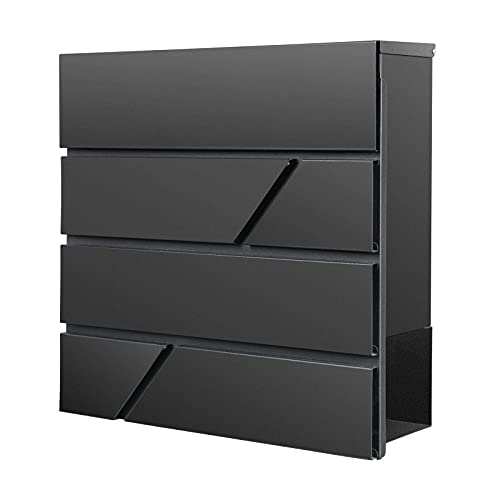 KYODOLED Wandmontierter Stahl-Briefkasten für den Außenbereich Cover