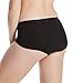 Hanes Women's Fresh & Dry Light and Moderate Period 3-Pack Boyshort Underwear, Multiple Options Available, Beige,Gray and Black, 6