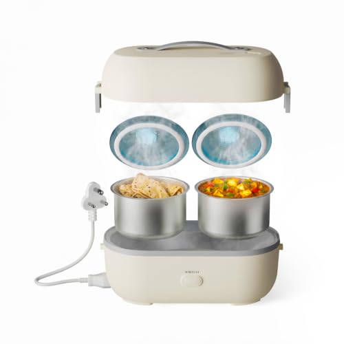Xech Hot Box II 300W Electric Lunch Box for Office, 2-Minute Rehe...