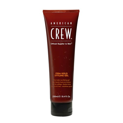 American Crew Men’s Hair Styling Gel, Firm Hold, Non-Flaking, 8.4 fl oz