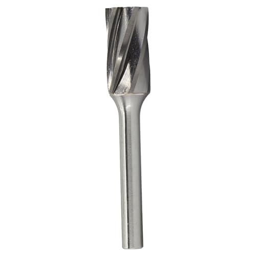 Image of Drill America SA-7NF Carbide Burr /Rotary File Cylindrical None-Ferrous for Aluminum 3 /4 inch Dia. x 1 inch Cut Length with 1 /4 inch Shank and 2-3 /4 inch Overall Length, DUL Series