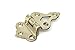 Antique Ice Box Hinge, Solid Brass 3/8