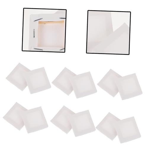 Lienzos para Pintura al Óleo de Canvas Blanco con Marco Madera para Estudiantes de Arte DIY 8