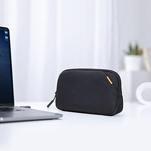 tomtoc Recycled Portable Storage Pouch Bag Case Accessories Organizer Compatible with MacBook Laptop Charger, Mouse, Cables, Hub, Power Adapter, Power Bank, Toiletries, Cosmetics, Personal Items