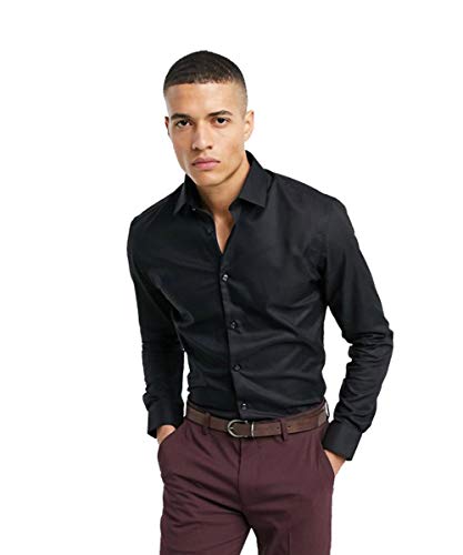 MANQ Men's Slim Fit Formal Shirt