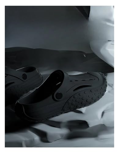 Step on poop feeling thick soled 4.0cm perforated shoes 2025 new casual sports trend two on cool slippers for men and women4