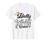 Photo Gallery betty the birthday queen - maglietta da donna maglietta Photo Gallery betty the birthday queen - maglietta da donna maglietta
