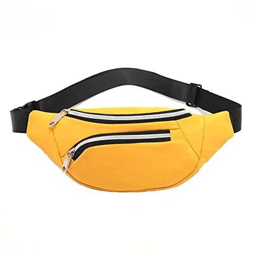 YUNGHE Hüfttasche für Damen und Herren – Bauchtasche für Workout, Reisen, Laufen. (13301) Golden