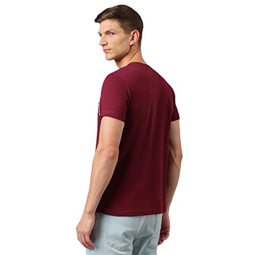 Image of Thomas Scott Men's | Solid | Half Sleeve | Slim Fit | 100% Cotton | Round Neck | Casual Tshirt