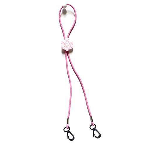 RTPUYTR Cordão de suporte de rosto infantil com botão de Natal ajustável antiperda