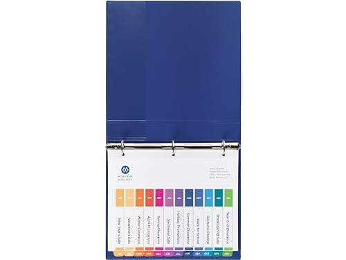 Avery 11830 Jan-Dec 12 Tab Dividers For 3 Ring Binders, Customizable Table Of Contents, Multicolor Tabs, 6 Sets thumb #3