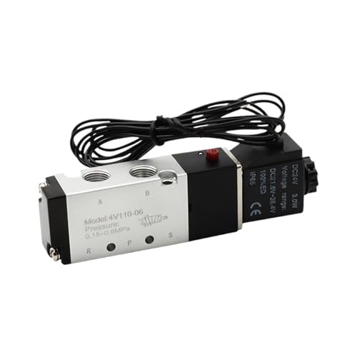 Électrovanne pneumatique 4V110-06 contre les pertes de pression de commande 1/8 - 3