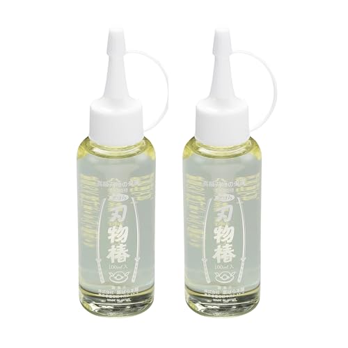 Reviews de Pure Juego - los preferidos. 44 Aceite de Camelia Tsubaki Japonés Puro para el Cuidado de Cuchillos - Juego de 2 - 3.4 oz - Hecho en Japón