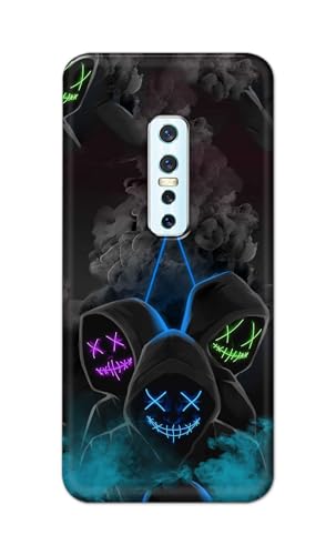 Image of PRINTFIDAA Printed Hard Back Cover Case for Vivo V17 Pro Back Cover (Mask Man) -112