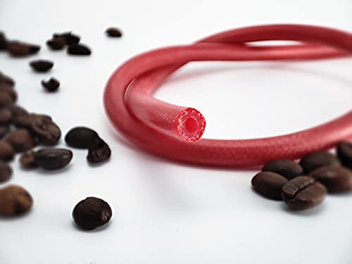 Manguera de silicona para cafeteras automáticas Jura ENA, Giga y Impressa (3 x 6,7 mm), color rojo Cover