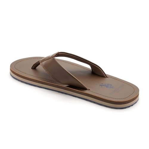 Image of U.S. Polo Assn.| NESTA LT. GREY| Stylish slider Flipflops for Man