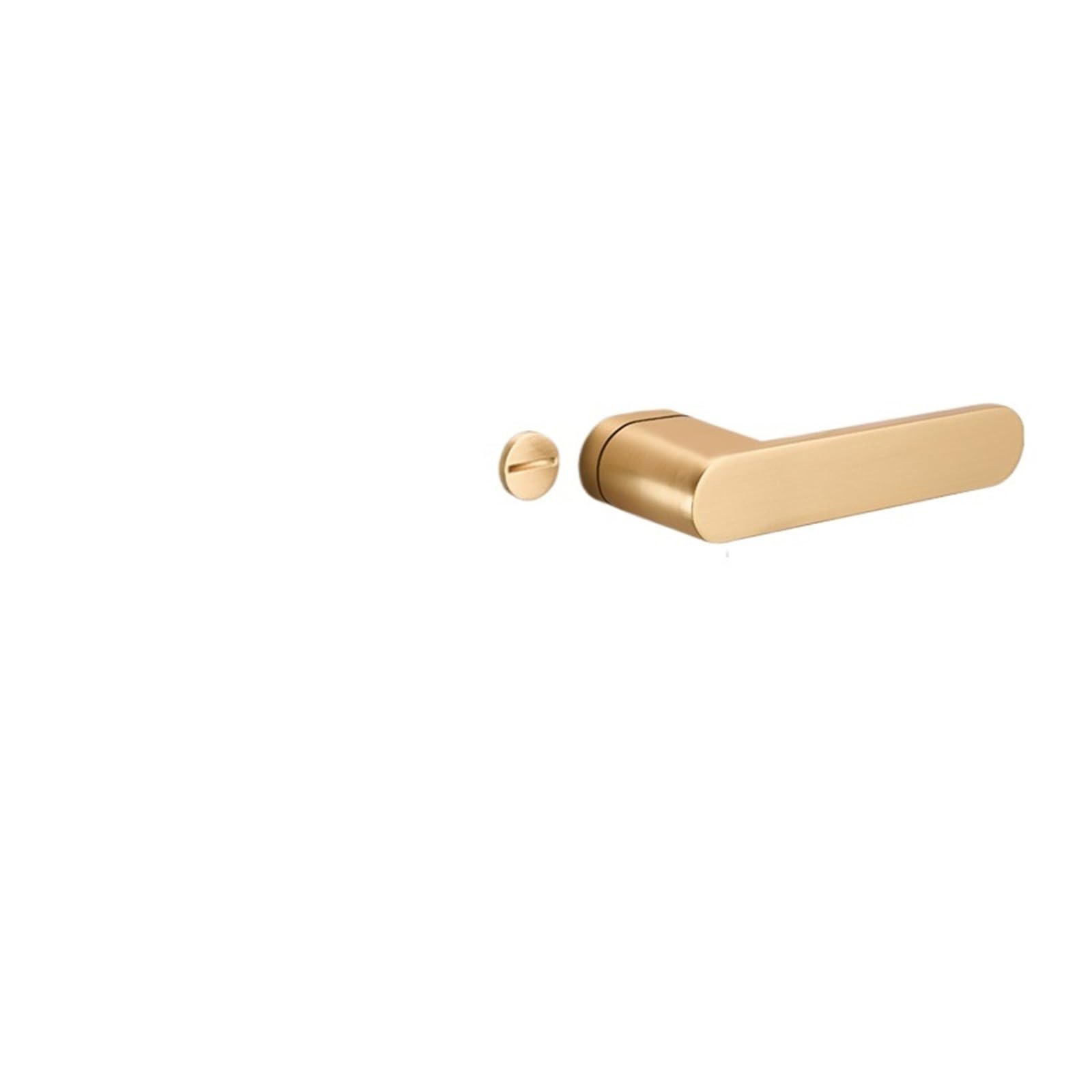 Czarny Szary Złoty Minimalistyczny Magnetyczny Cichy Zamek Drzwi | Sypialnia Minimalistyczny Magnetyczny Cichy Eco Uchwyt Czarny Szary Złoty(Brushed Gold 35-45MM without key)