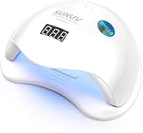 SUNUV UV LED Nail Lamp Light Dryer for Gel Nail Polish Curing Professional Big Size for Salon SUN5plus 48W