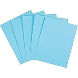 Staples 490891 Cardstock Paper 110 Lbs 8.5-Inch X 11-Inch Blue 250/Pack (49702)