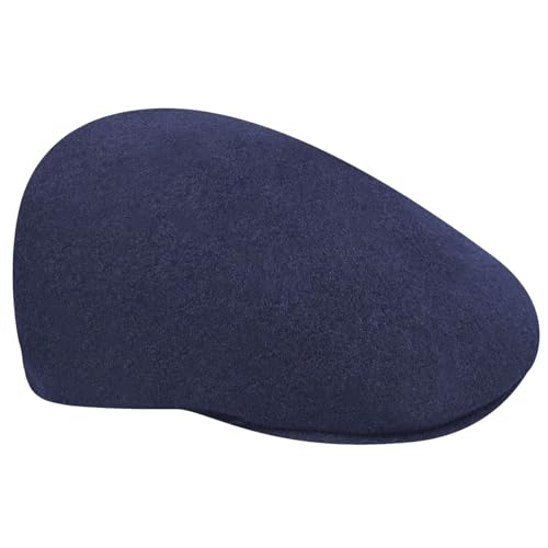 Kangol 507 Lã sem costura masculina e feminina, Azul escuro, Large