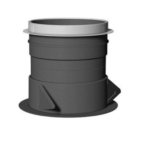 manchon court - a griffes - avec manchette - diamètre 125 mm - longueur 100 mm - atlantic 520019