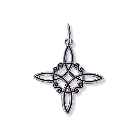 Colgante Nudo de Bruja Plata Ley 925m Unisex 24mm Cover