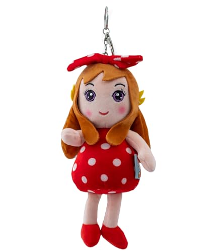Image of Babique Doll Hanging and Keychain Stuffed Plush Animal | Super Soft Toy | for Kids Birthday Gifts, Baby, Kids, Boys /Girls and Women (25 cm)