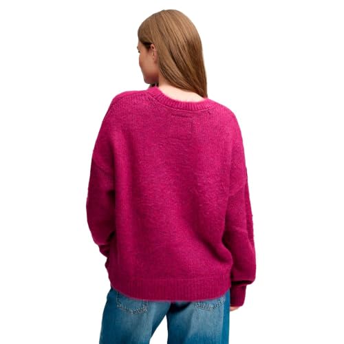 Pull oversize en maille brossée femme Superdry - vue 4