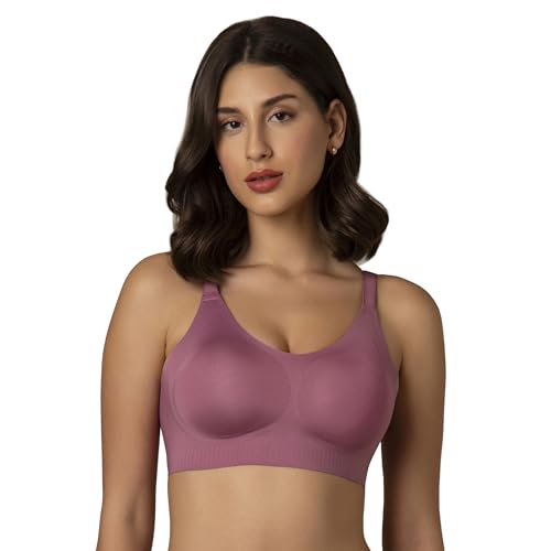 Image of Amante Non Padded Non Wired Full Coverage Invisible Support Seamless Adjustable Straps Skins Invisi Support Bra BRA02001