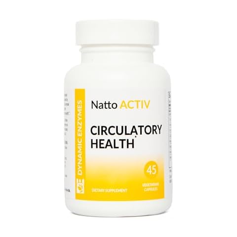 Natto ACTIV – Supports Cardiovascular Health – Nattokinase Plus Serrapeptase & Bromelain - Systemic Enzymes | 45 Count Cover