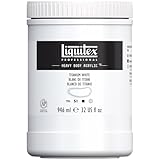 Liquitex Professional Heavy Body Acrylic Paint 32-oz jar, Titanium White