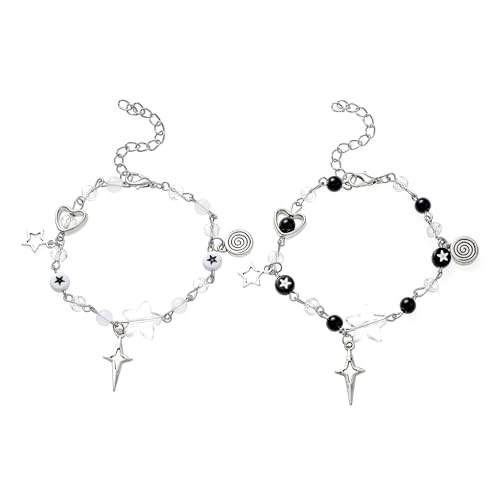 JJK Bracelets Gojo and Geto Inspired Bracelet Jujutsu Anime Matching Bracelets Friendship Gifts for Women Men Costume Jewelry