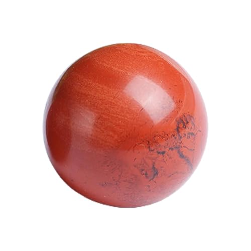 Jaspe Rouge Boule de Cristal de 60mm pour Décoration Bureau et Salon Feng Shui