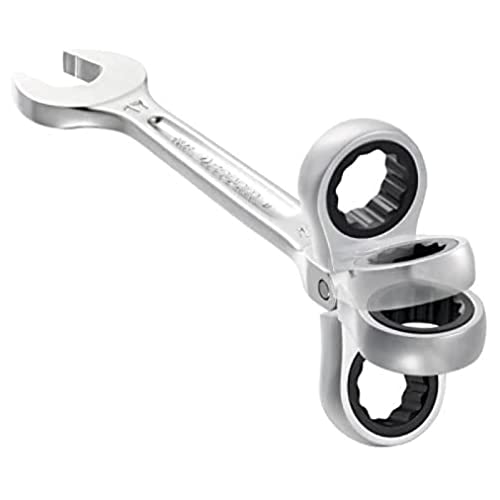 Facom 467bf. 11 Mixed Metric Articulated Ratchet, Silver, 11 mm