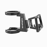 Litepro折りたたみ自転車フロントバッグキャリアブロックCNCアルミニウム合金 スバッグバスケットクレードル取り付けベース For Brompton (黒)